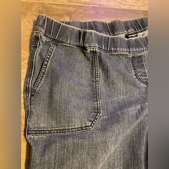 Capris Jeans Elastic Waist 4X Petite Penningtons - Picture 4 of 8